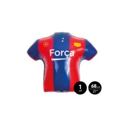 BALLON METALLIQUE MAILLOT DE FOOT FC BARCELONE