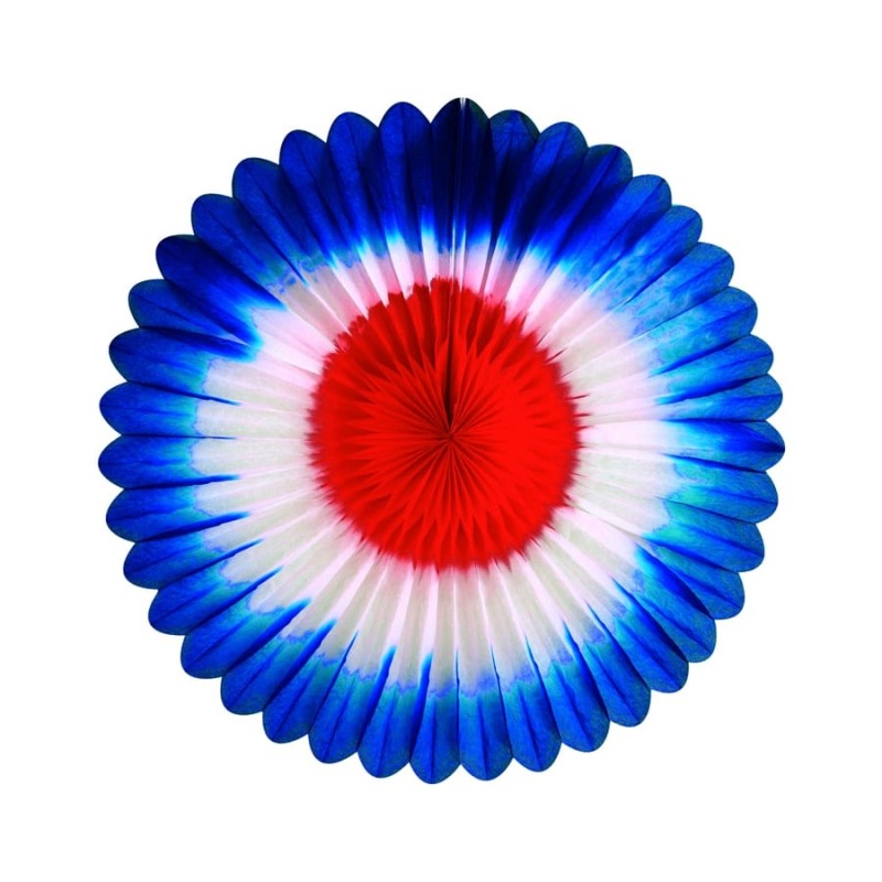 EVANTAIL OU FRISBEE TRICOLORE 