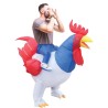 DEGUISEMENT GONFLABLE COQ SUPPORTER TAILLE UNIQUE 