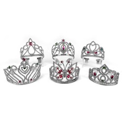 DIADEME ALEXIA ARGENT 6 MODELES ASSORTIES