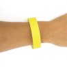 50 BRACELETS JAUNE D'IDENTIFICATION INDECHIRABLE 