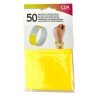50 BRACELETS JAUNE D'IDENTIFICATION INDECHIRABLE 