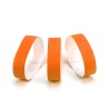 50 BRACELETS ORANGE D'IDENTIFICATION INDECHIRABLE 