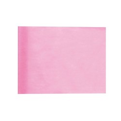 CHEMIN DE TABLE ROSE PASTEL 30 CM X 10 METRES 