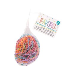 6 COLLIERS COLORES DE PERLES ENFANT