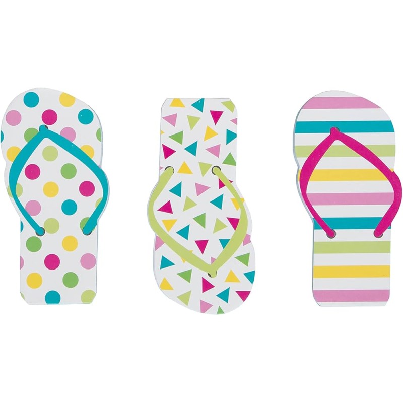 12 CARNETS COLORES FORME DE TONGUE DE PLAGE