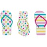 12 CARNETS COLORES FORME DE TONGUE DE PLAGE