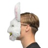 MASQUE PVC DE LAPIN TUEUR BLANC EN SANG