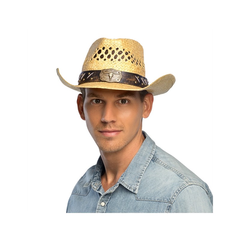 CHAPEAU COW BOY WESTERN PAILLE MAVERICK