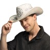 CHAPEAU COW BOY WESTERN FESTIVAL CRYSTAL BEIGE