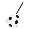 1 GOBELET BALLON DE FOOT AVEC PAILLE REUTILISABLE 450 ML