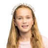 SERRE TETE DORE AVEC STRASS BIRTHDAY GIRL