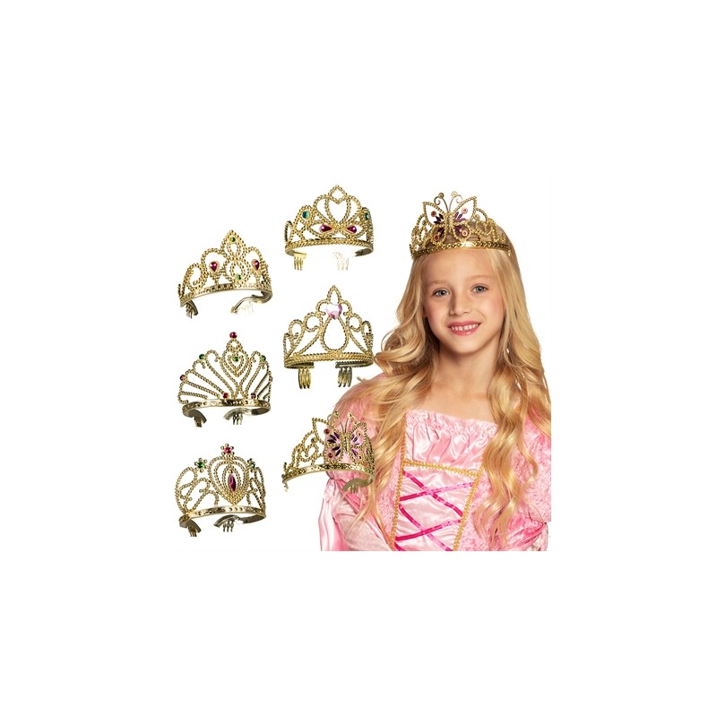 COURONNE OU DIADEME DE PRINCESSE DORE 
