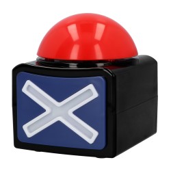 BOUTON X BUZZER SON ET LUMIERES 9.8 X 10.5 X 8 CM 