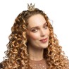 MINI COURONNE SUR SERRE TETE OR ET STRASS ESTHER