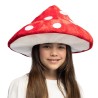 CHAPEAU CHAMPIGNON ROUGE A POIS BLANC