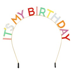 SERRE TETE IT'S MY BIRTHDAY METAL MULTICOLORE