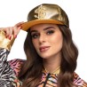 CASQUETTE RAPEUR OR DECO DOLLAR OR 