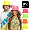 CHAPEAU RAVE BOB FLUO VERT ORANGE JAUNE OU ROSE