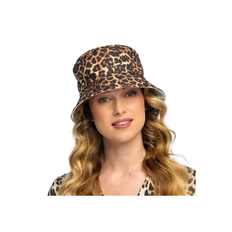 CHAPEAU BOB LEOPARD