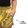 SHORT OU CULOTTE SHINY BRILLANTE OR TAILLE L-XL