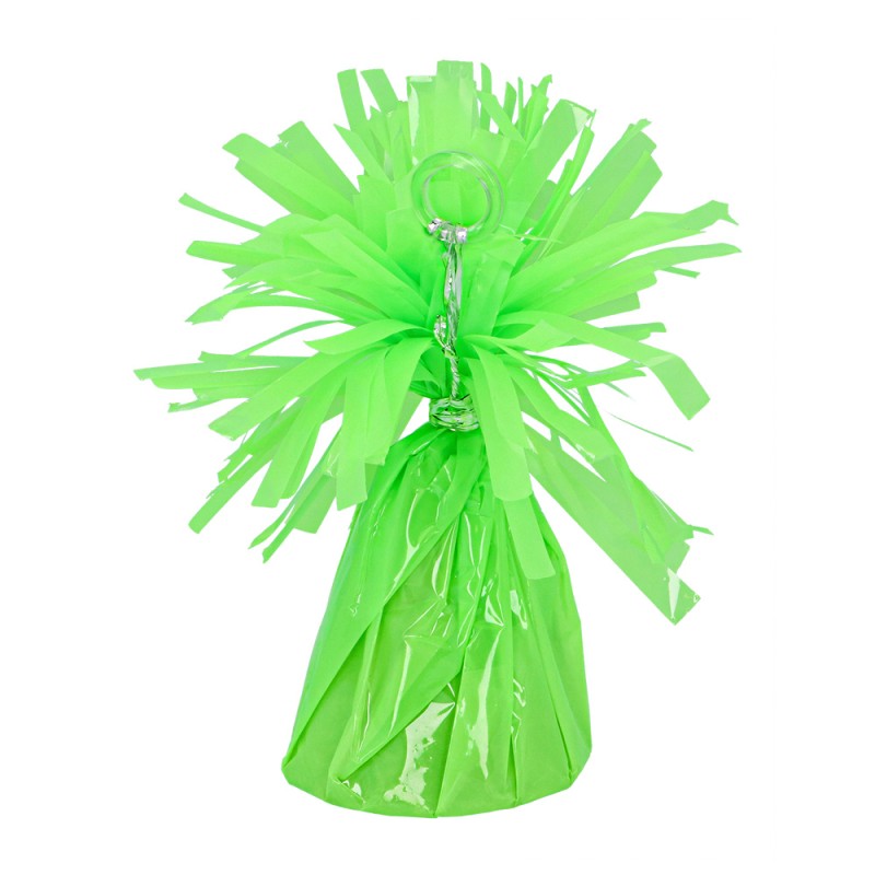 POIDS A BALLONS FRISE VERT FLUO