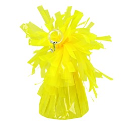 POIDS A BALLONS FRISE JAUNE FLUO