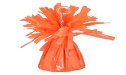 POIDS A BALLONS FRISE ORANGE FLUO