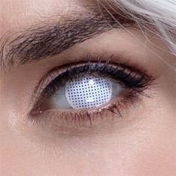 LENTILLES BLANC BROUILLARD TROUS QUADRILLAGE 1 SEMAINE