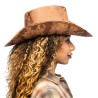 CHAPEAU COW BOY WESTERN FESTIVAL DECOR FLEUR BLOOM