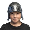 CASQUE DE CHEVALIER A VISIERE MEDIEVAL ENFANT