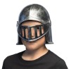 CASQUE DE CHEVALIER A VISIERE MEDIEVAL ENFANT