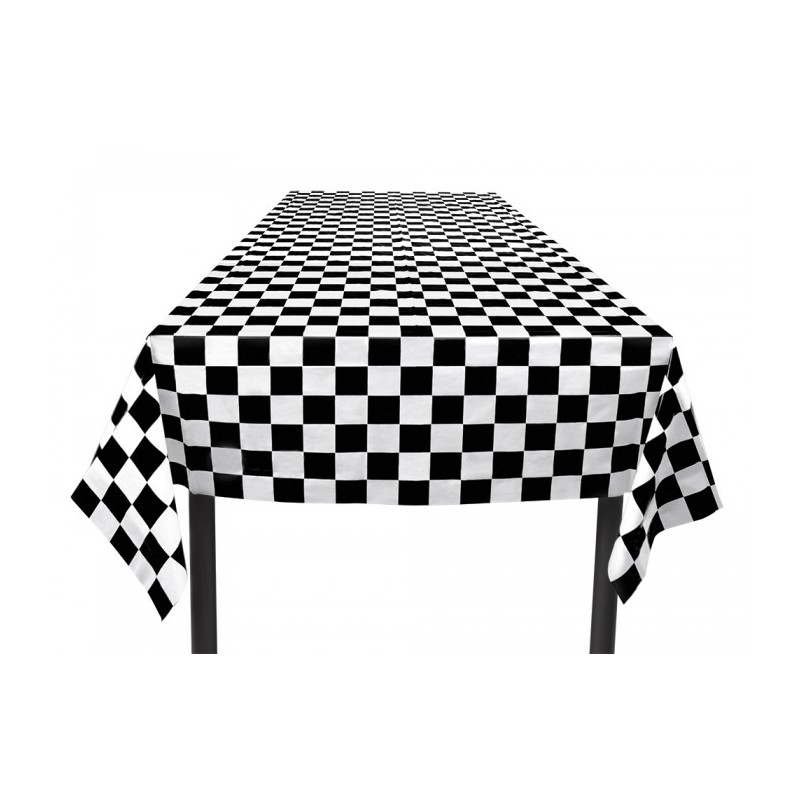 NAPPE PLASTIFIEE RACING DAMIER 130 X 180 CM