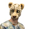 LOUP OU DEMI MASQUE LEOPARD PELUCHE