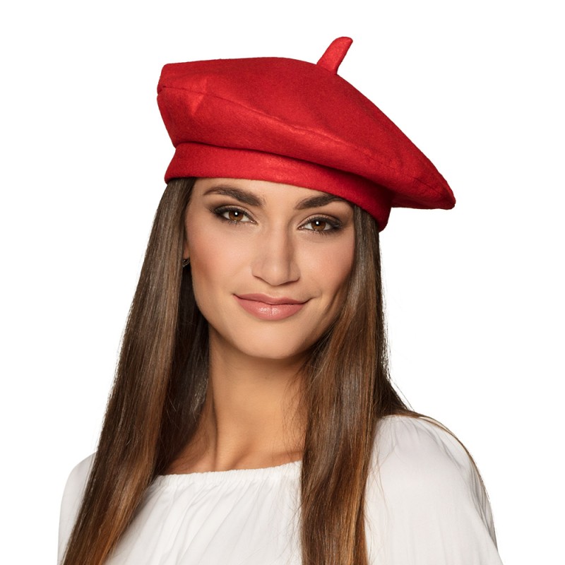 BERET ROUGE EN FEUTRE