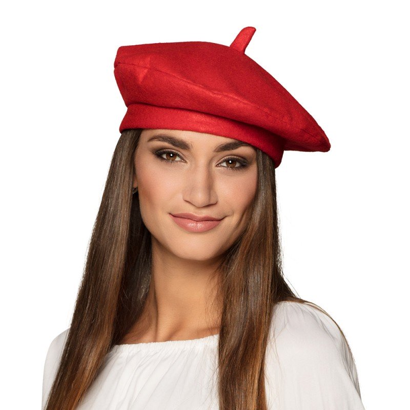 BERET ROUGE EN FEUTRE