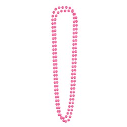 2 COLLIERS PERLES ROSE FLUO MAGALI
