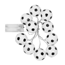 GUIRLANDE LED LUMINEUSE BALLONS DE FOOT 140 CM DIAM 5 CM