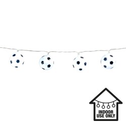 GUIRLANDE LED LUMINEUSE BALLONS DE FOOT 140 CM DIAM 5 CM