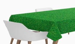 NAPPE PAPIER EN ROULEAU GAZON VERT 120 X 500 CM 