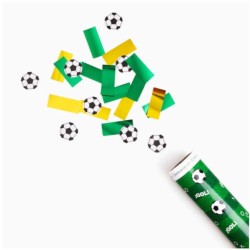 CANON A CONFETTIS BALLONS DE FOOT 50 CM