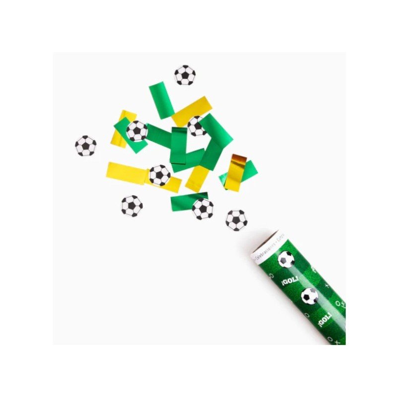 CANON A CONFETTIS BALLONS DE FOOT 50 CM
