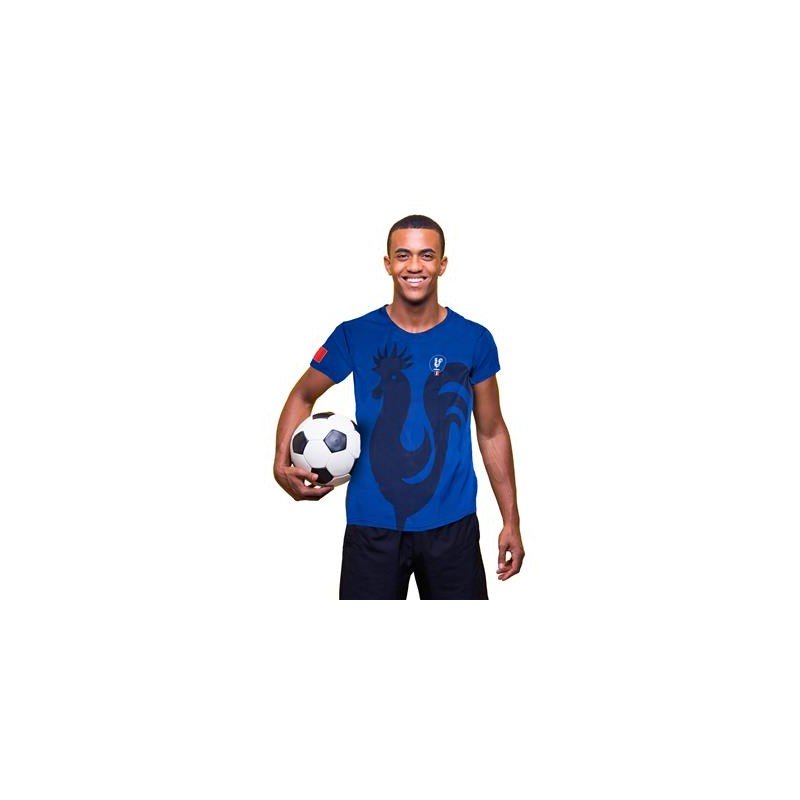 T-SHIRT SUPPORTER FRANCE ADULTE TAILLE M-L