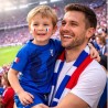 T-SHIRT SUPPORTER FRANCE ENFANT TAILLE 164 CM