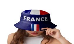 CHAPEAU DE PECHEUR BOB SUPPORTER FRANCE BLEU BLANC ROUGE