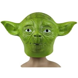 MASQUE YODA VERT STAR WARS LATEX 