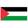 DRAPEAU PALESTINE EN TISSUS 90 X 150 CM