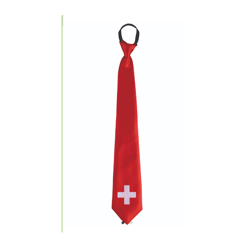 CRAVATE AUX COULEURS DE LA SUISSE 