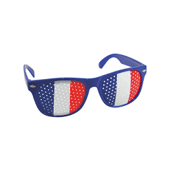 LUNETTES BLEU BLANC ROUGE SUPPORTER FRANCE