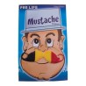 MOUSTACHE SUPPORTERS BELGIQUE NOIR JAUNE ROUGE